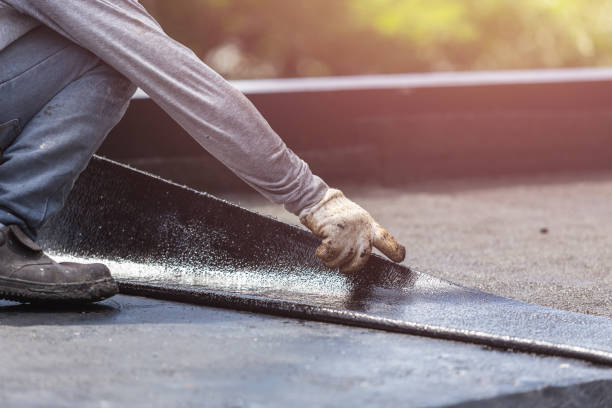 Professional Emergency Waterproofing technician working in Charlottesville, IN